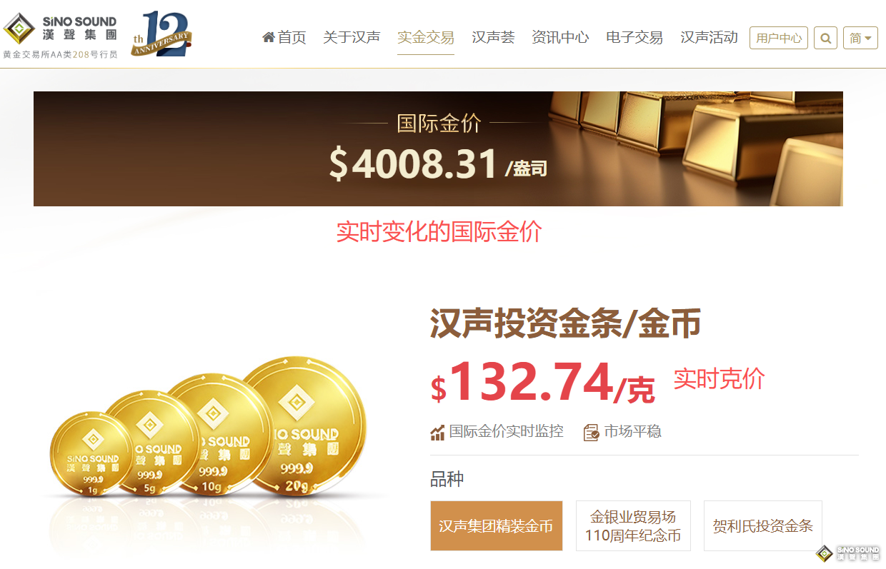 2026年實物黃金最新價格查詢