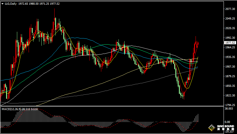漢聲張新才:[10月24日早評]近日美元持續疲軟，金價維持高位整理