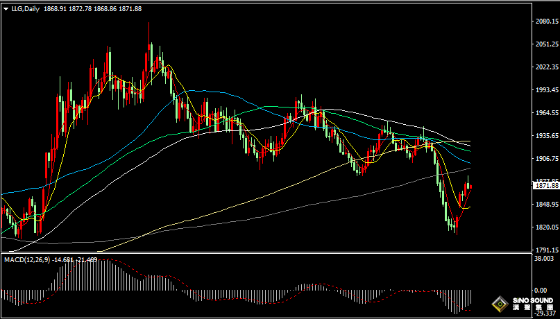 漢聲張新才:[10月13日早評]美國CPI連續二個月上漲，助長美元反彈金價沖高回落
