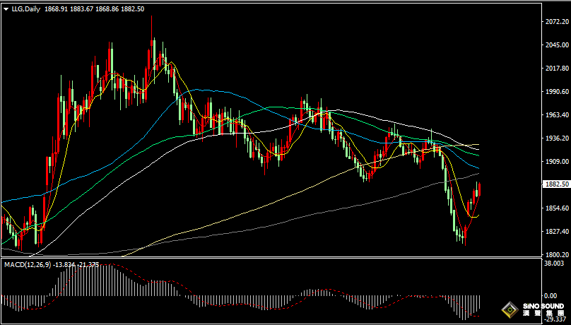 漢聲張新才:[10月13日晚評]中東緊張局勢逐步激化，避險情緒助長金價上漲
