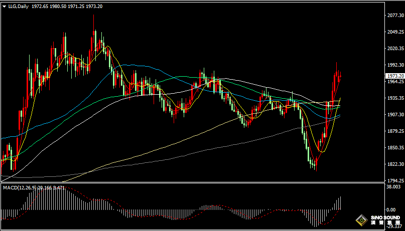 漢聲張新才:[10月24日晚評]美元持續緩跌，黃金陷入盤整