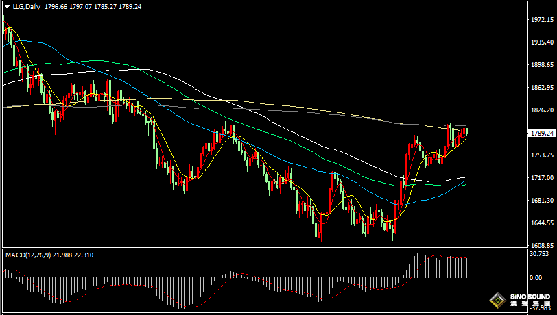 漢聲張新才:[12月12日晚評]美元指數小幅上漲，金價區間振盪為主