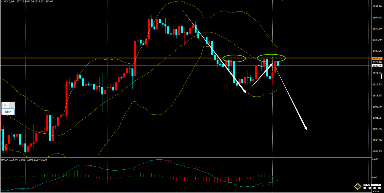張明藝：黃金看震盪下跌